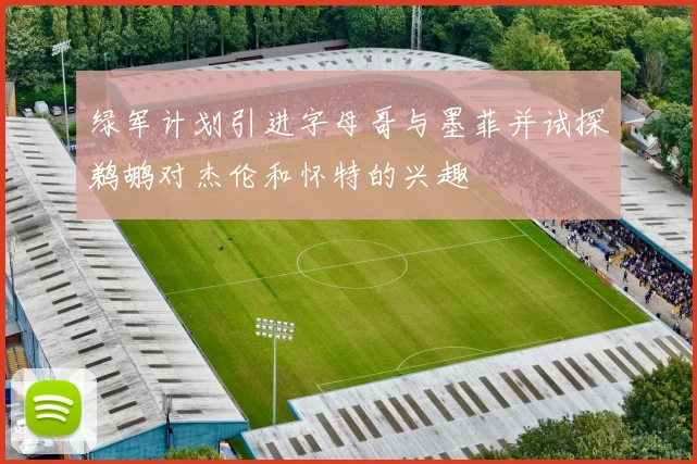 绿军计划引进字母哥与墨菲并试探鹈鹕对杰伦和怀特的兴趣
